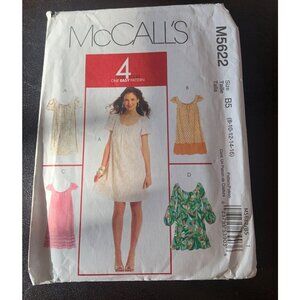 McCall's Misses Dress Sewing Pattern Size 8 10 12 14 16 M5622 - Uncut
